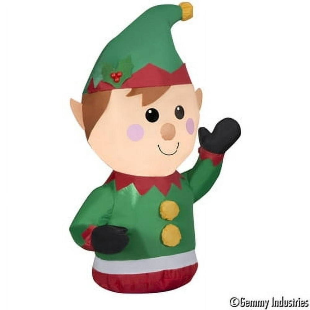 Light-Up Elf Car Inflatable - Picture 3 of 6
